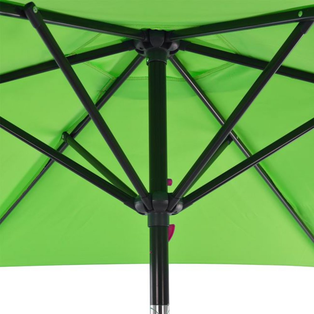 Ομπρέλα μεταλλική σε χρώμα λαχανί με 6 ακτίνες Φ270x257