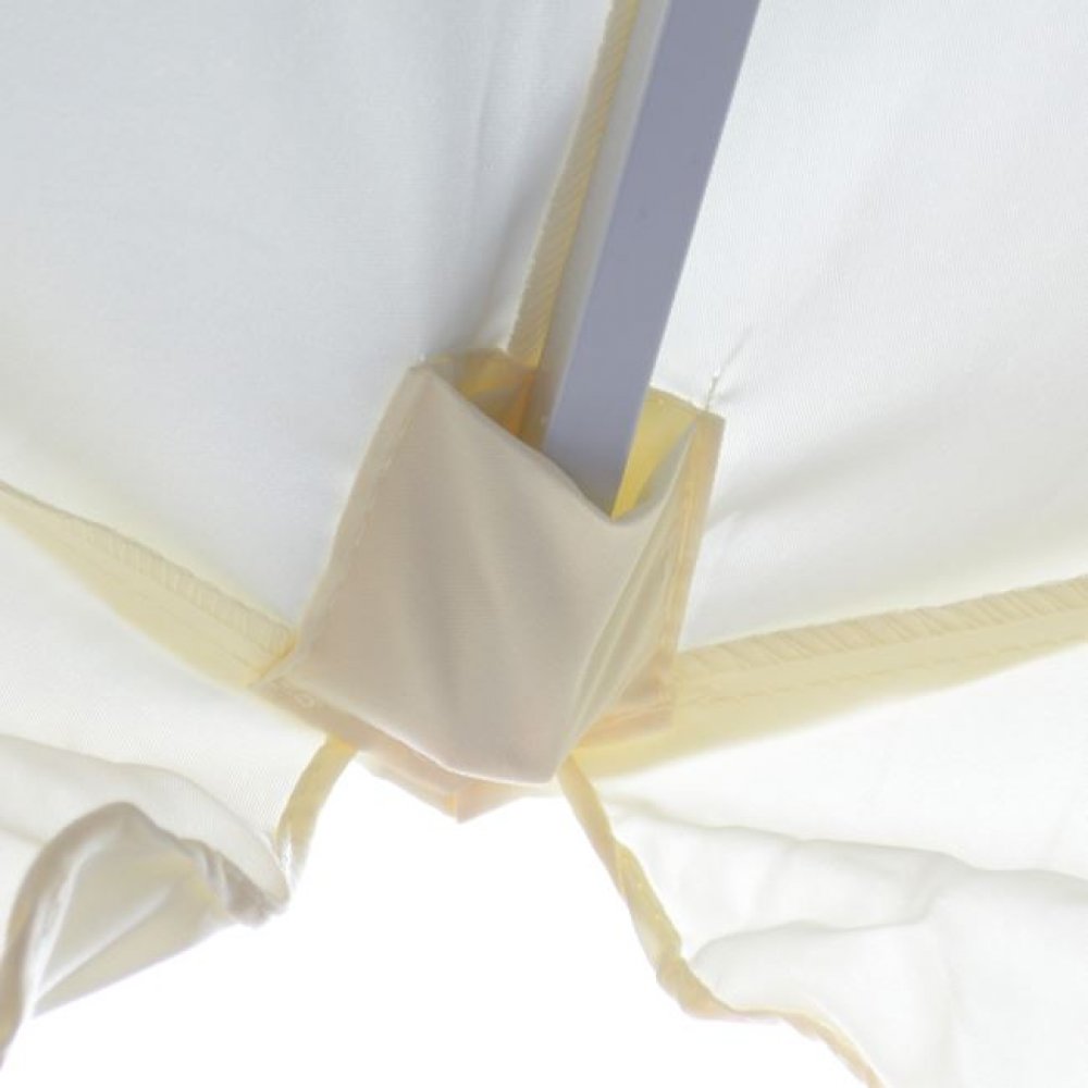 Ομπρέλα επαγγελματική μεταλλική σε χρώμα εκρού Φ200x240