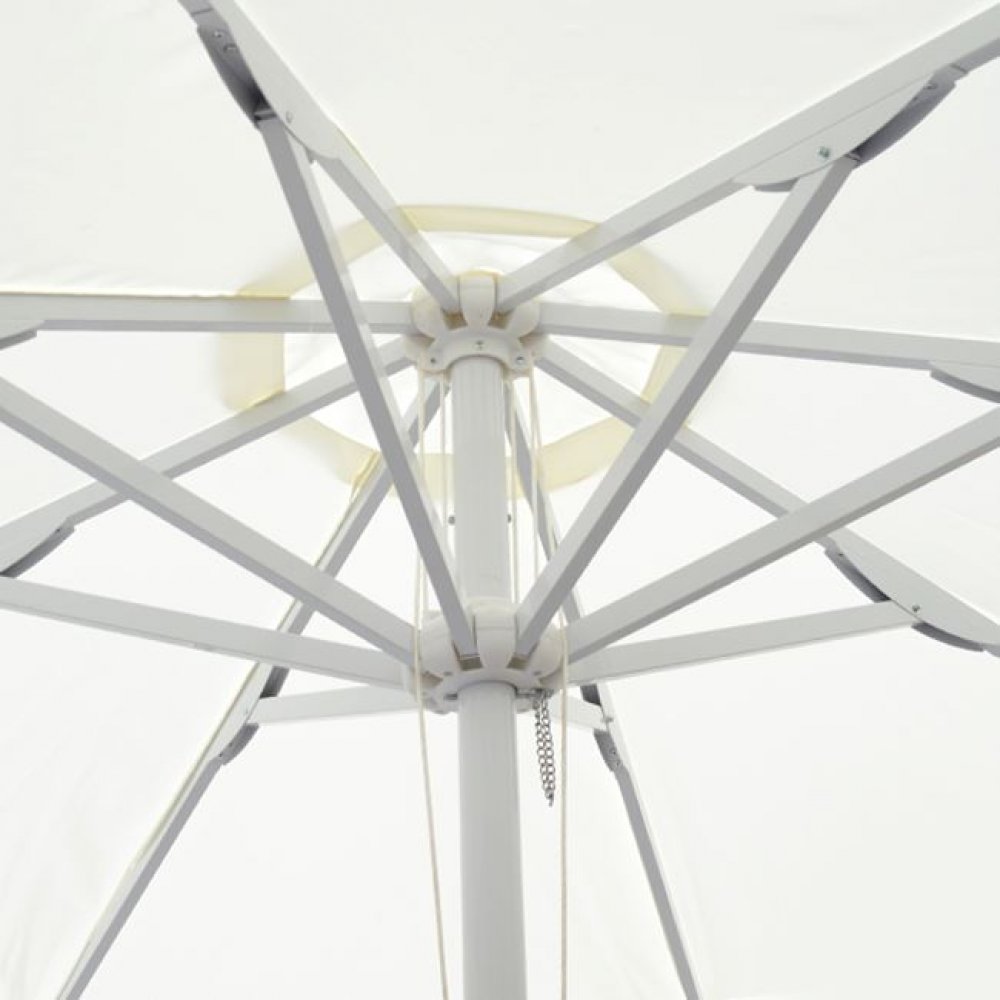 Ομπρέλα επαγγελματική αλουμινίου σε χρώμα εκρού Φ300x250