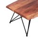 Τραπέζι "RIO" από ξύλο ακακίας σε χρώμα φυσικό χρώμα 115x69x40