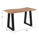 Τραπέζι-κονσόλα "SOFIA SLIM" από ξύλο ακακίας σε χρώμα φυσικό χρώμα 130x45x76