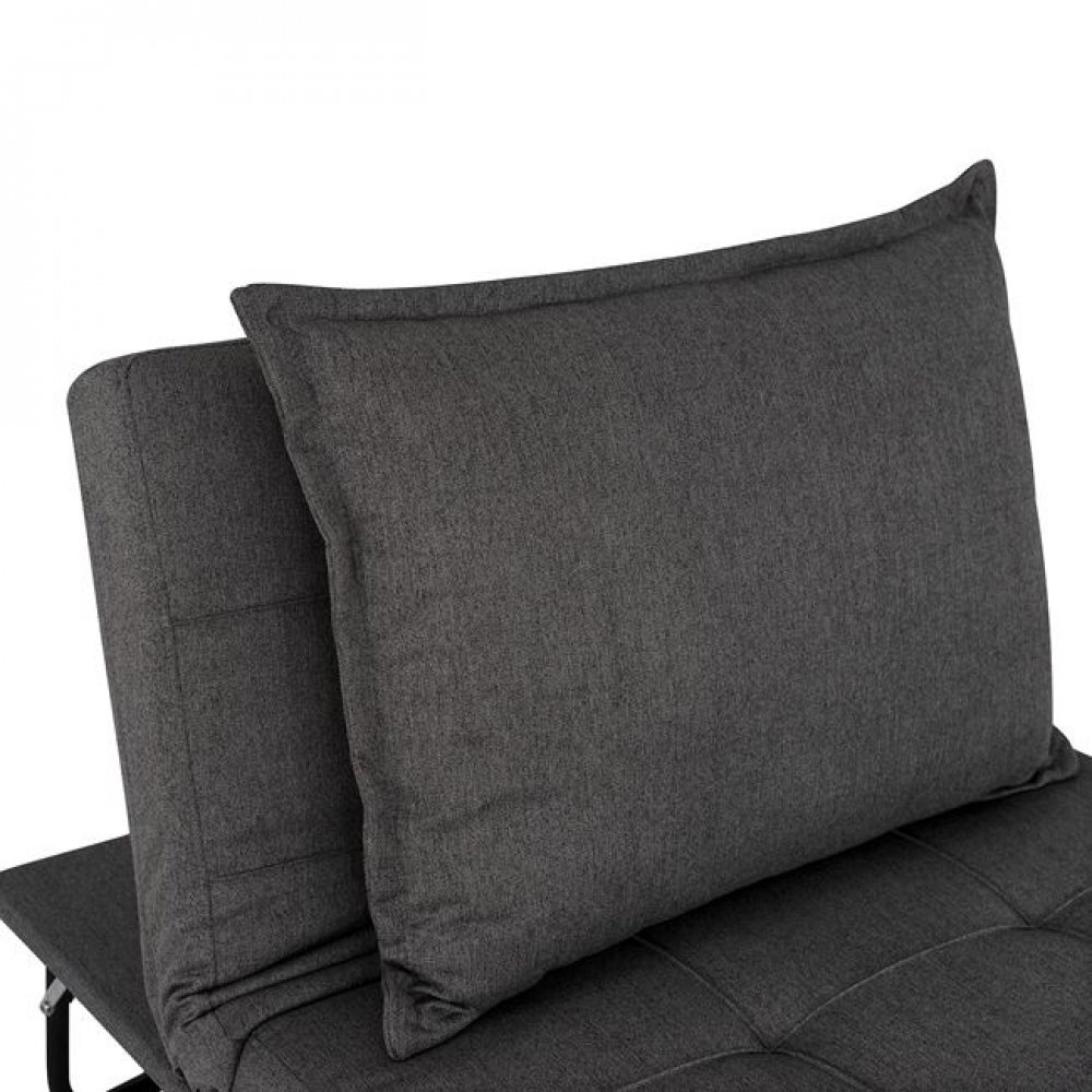 Πολυθρόνα κρεβάτι σκαμπό "TRANSFORMER" υφασμάτινη σε χρώμα γκρι 94x114x85