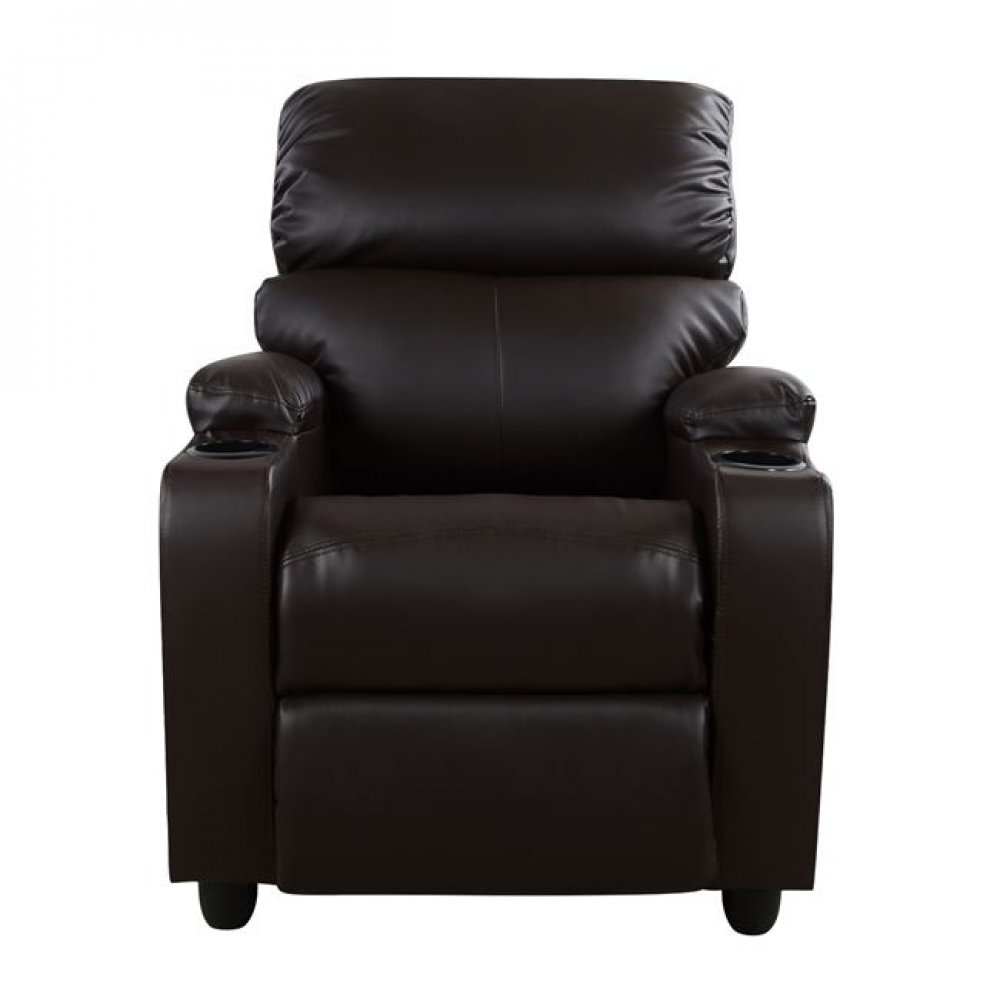 Πολυθρόνα  "COMFORT RELAX" από PU σε χρώμα καφέ 80x95x103