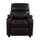 Πολυθρόνα  "COMFORT RELAX" από PU σε χρώμα καφέ 80x95x103