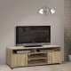 Έπιπλο τηλεόρασης μοντέρνο σε χρώμα σονόμα 120x40x54