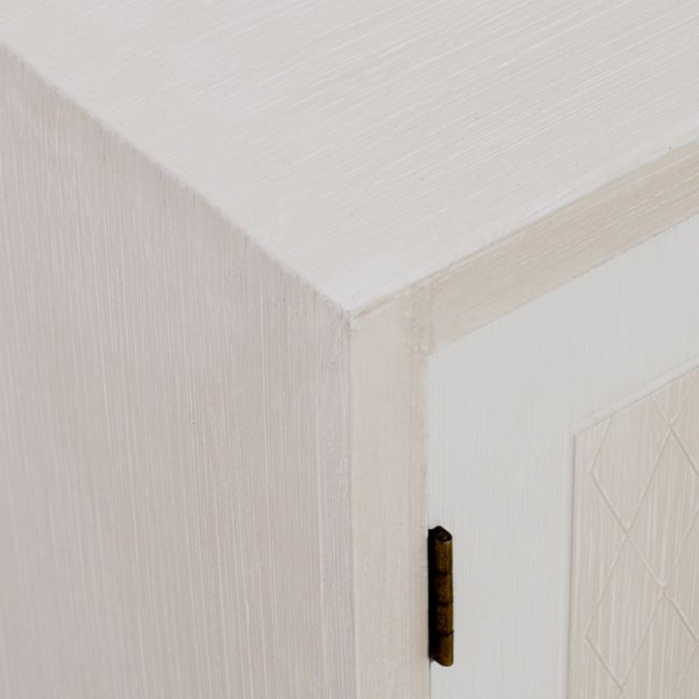 Ντουλάπι "VALERIE" ξύλινο σε χρώμα μπεζ/εκρού 60x34,5x67