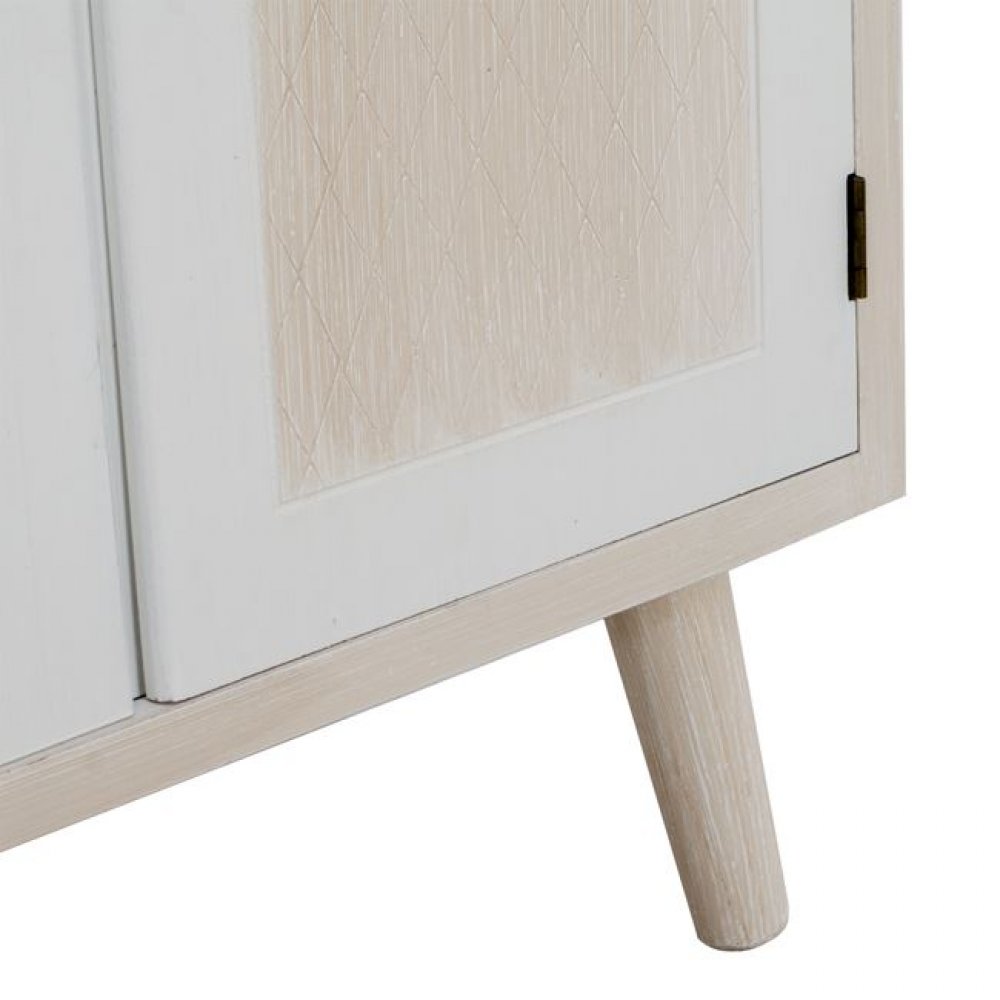 Ντουλάπι "VALERIE" ξύλινο σε χρώμα μπεζ/εκρού 60x34,5x67