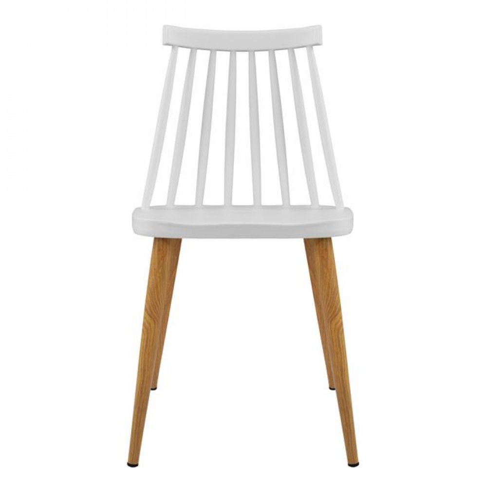 Καρέκλα "VANESSA" μεταλλική/PP σε χρώμα λευκό 43x46,5x82