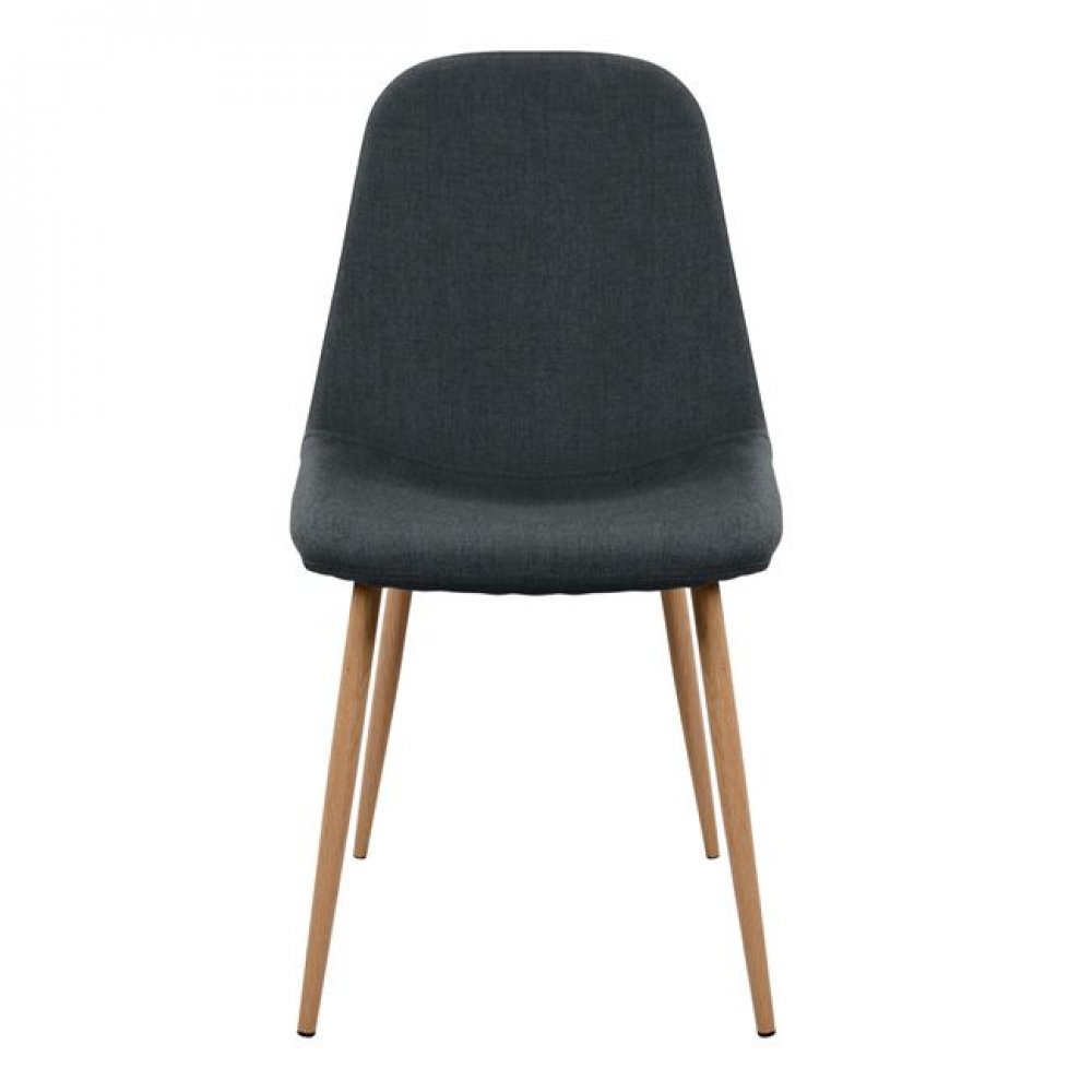 Καρέκλα "LEONARDO" μεταλλική/υφασμάτινη σε χρώμα γκρι 45x54x84