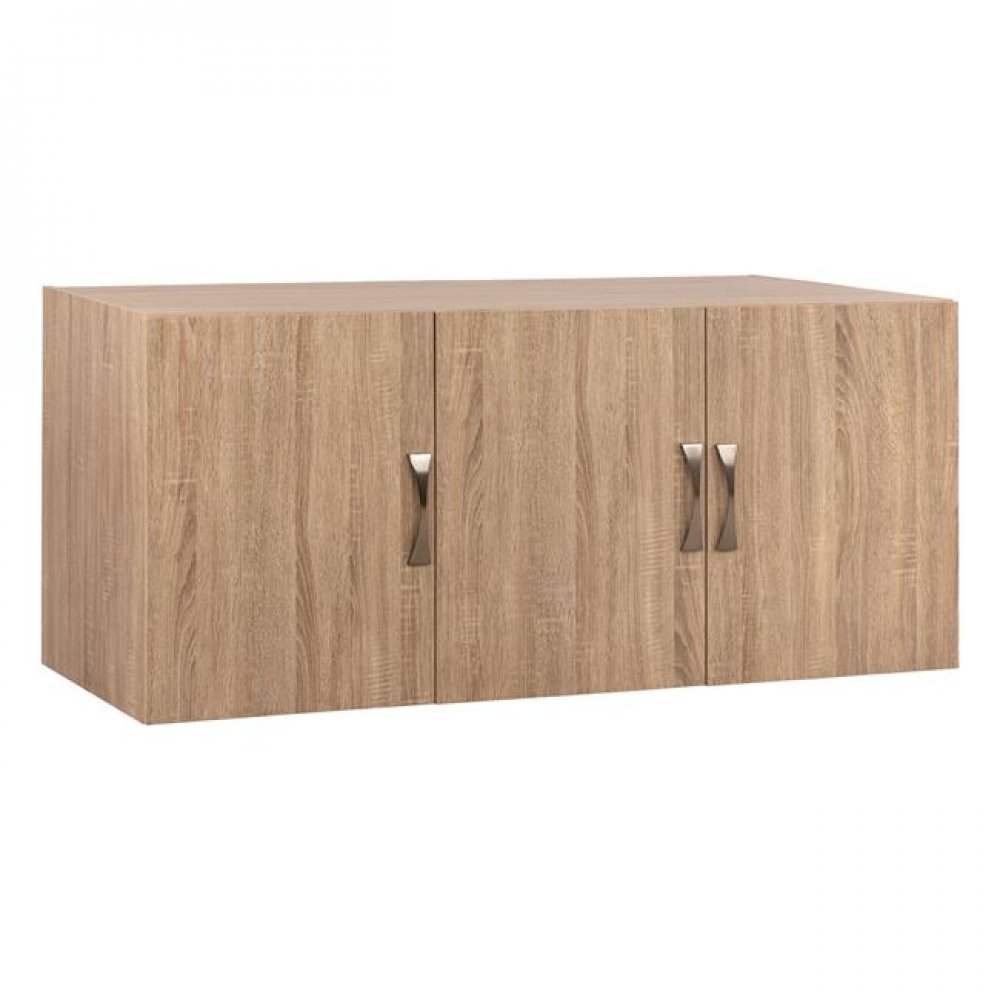 Πατάρι ντουλάπας τρίφυλλης σε χρώμα σονόμα 150x55x60