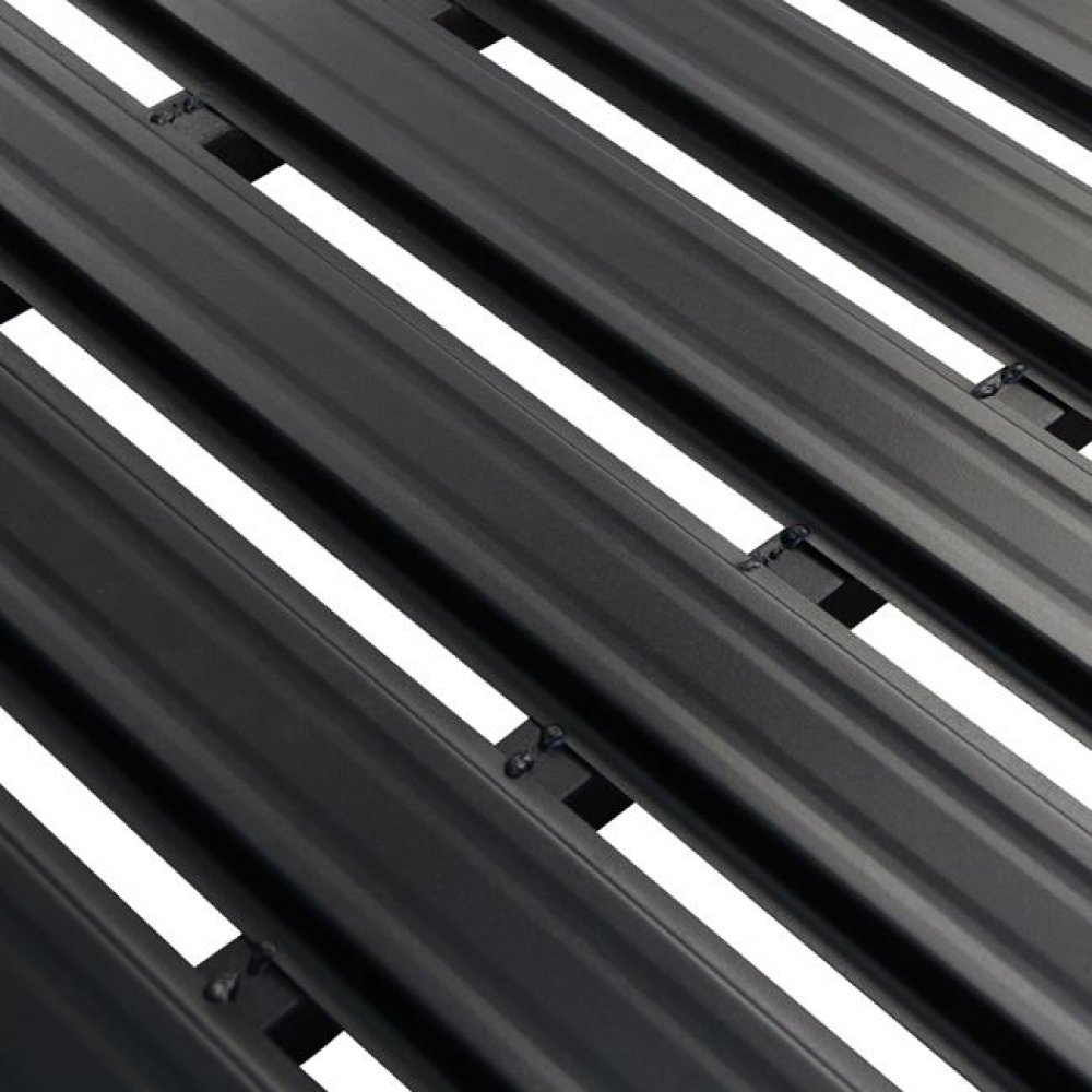 Κουκέτα κρεβάτι "FLOOR" μεταλλική σε χρώμα μαύρο 90x190