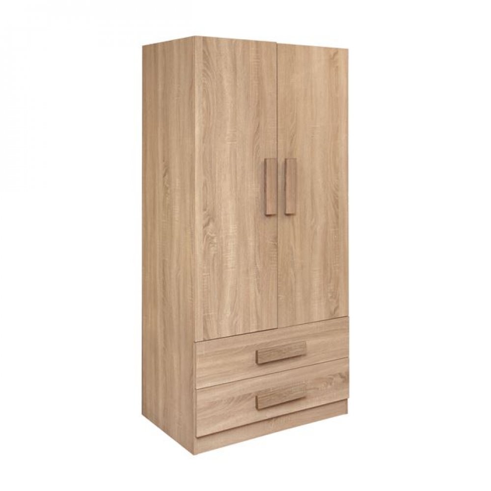 Ντουλάπα δίφυλλη "PLAYROOM" σε χρώμα σονόμα 80x50x180