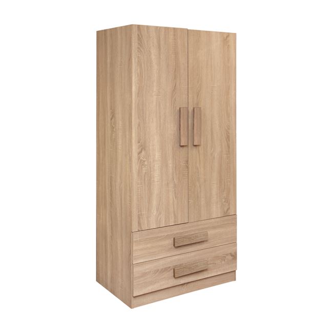 Ντουλάπα δίφυλλη "PLAYROOM" σε χρώμα σονόμα 80x50x180