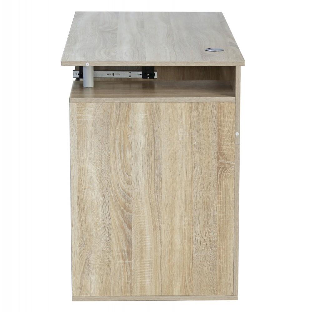 Γραφείο επαγγελματικό "STATUS" σε χρώμα σονόμα 120x55x76.5