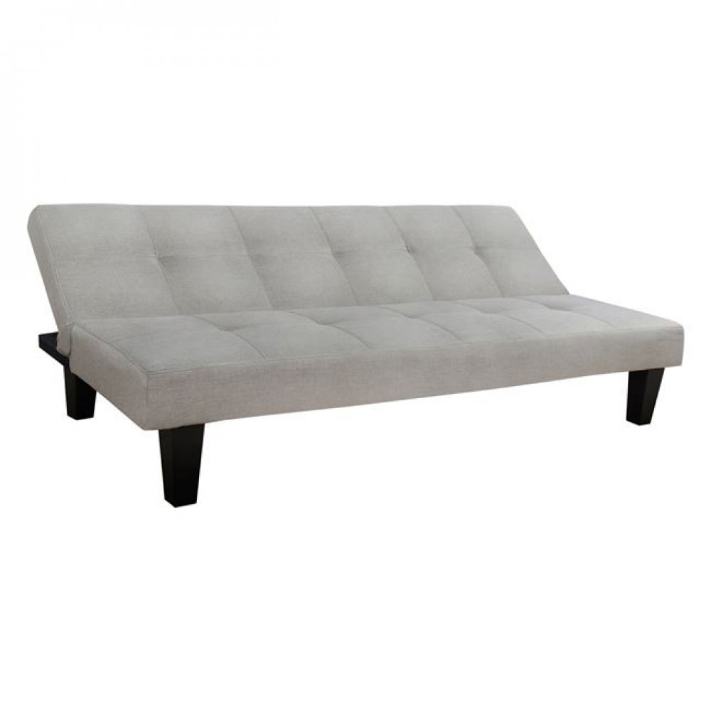 Καναπές κρεβάτι "ODESSA" από βελούδο σε χρώμα μπεζ 179x82,5x78