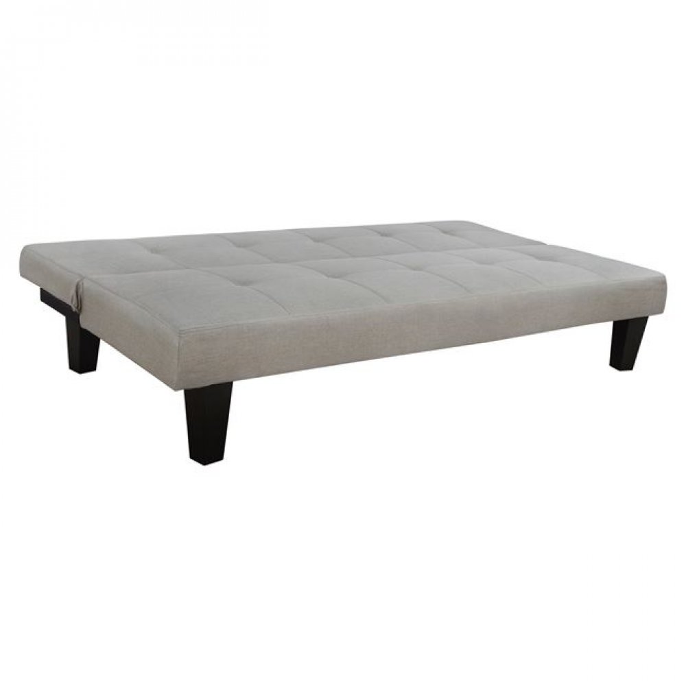 Καναπές κρεβάτι "ODESSA" από βελούδο σε χρώμα μπεζ 179x82,5x78