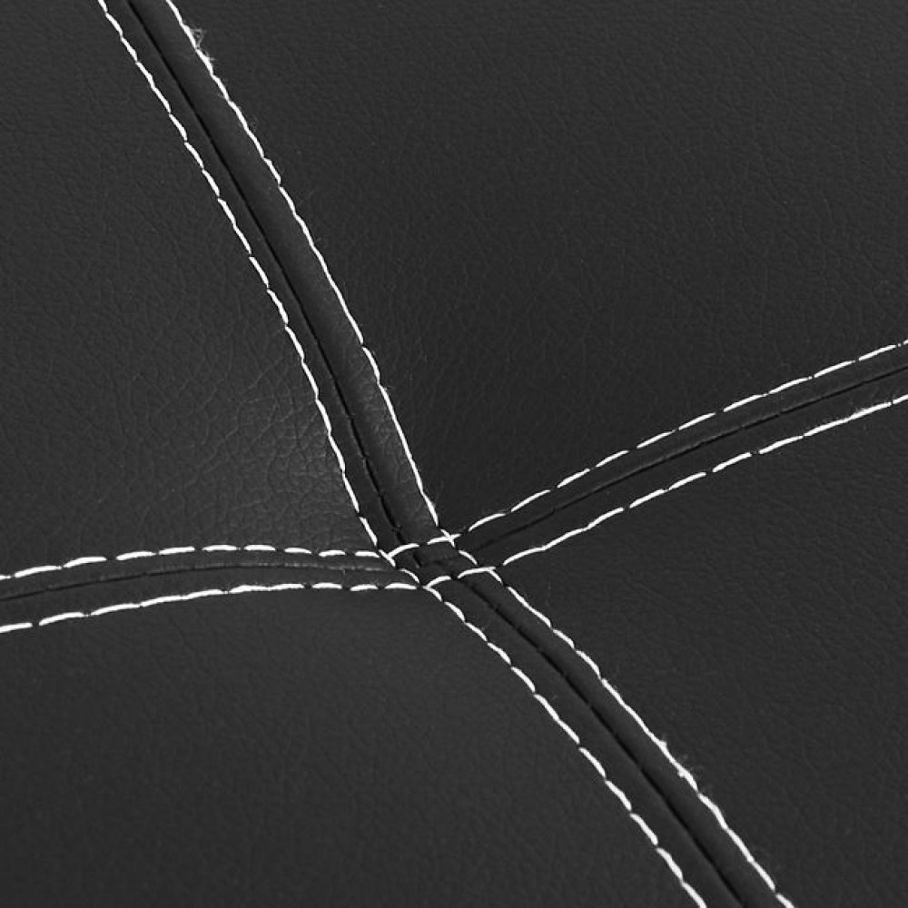 Καναπές κρεβάτι από PU σε χρώμα μαύρο 186x90x82