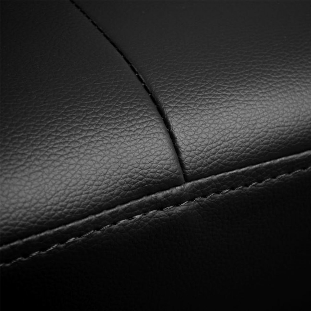 Καναπές κρεβάτι "THOM" από τεχνόδερμα σε χρώμα μαύρο 189x93x82