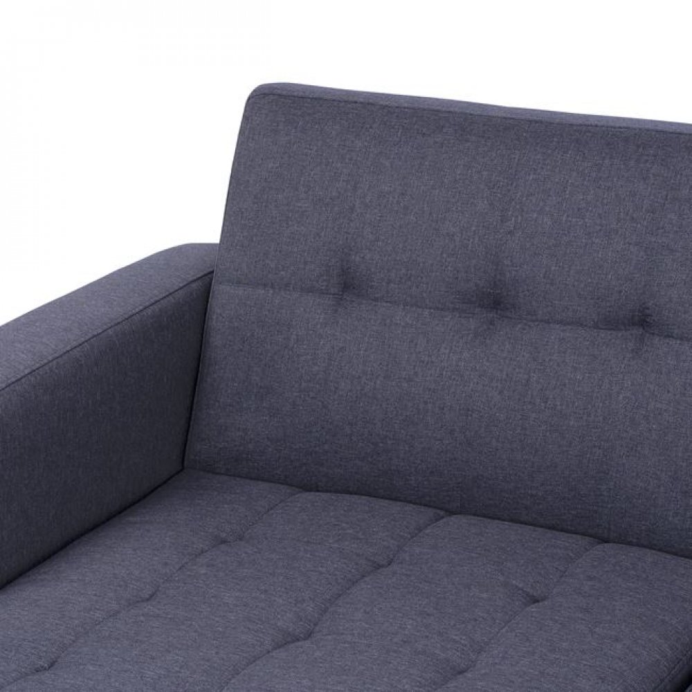 Καναπές γωνία "HOLDEN" από ύφασμα σε χρώμα γκρι 265x151x78