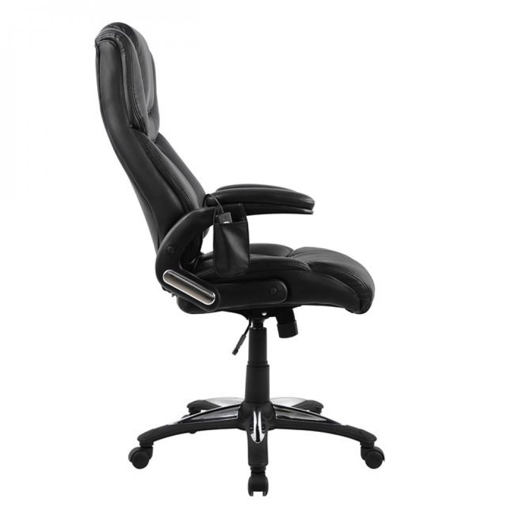 Πολυθρόνα διευθυντή "MASSAGE" από PU σε χρώμα μαύρο 65x80x125