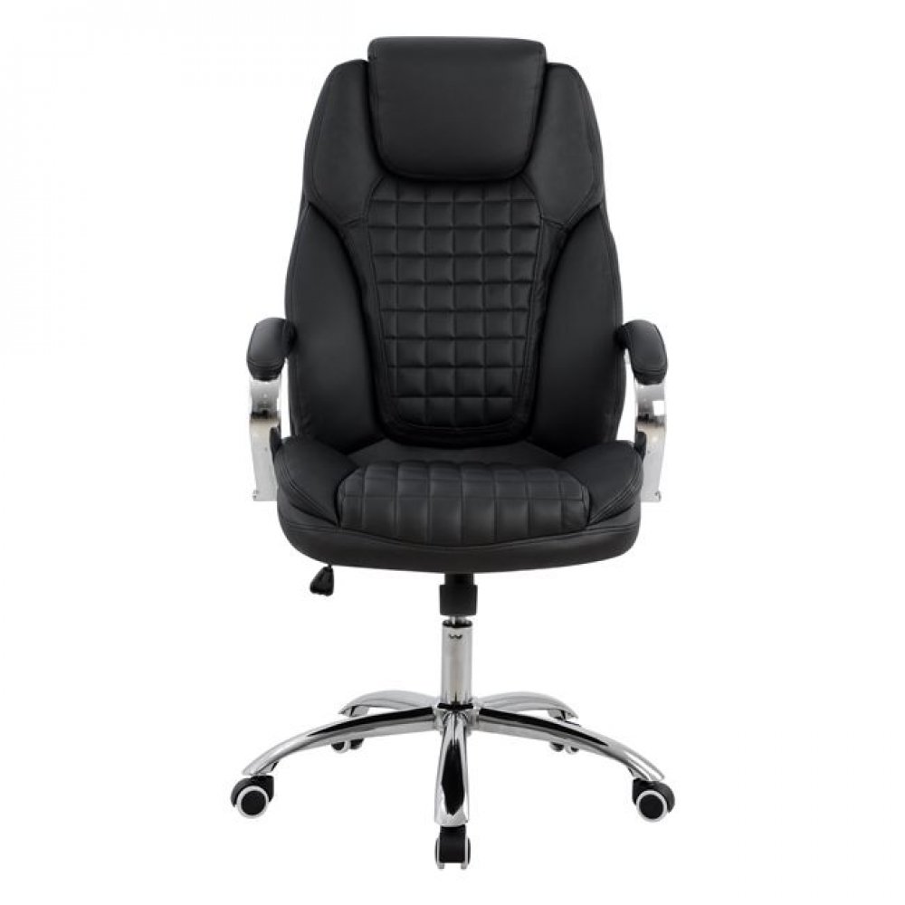 Πολυθρόνα διευθυντή από PU σε χρώμα μαύρο 65x80x127