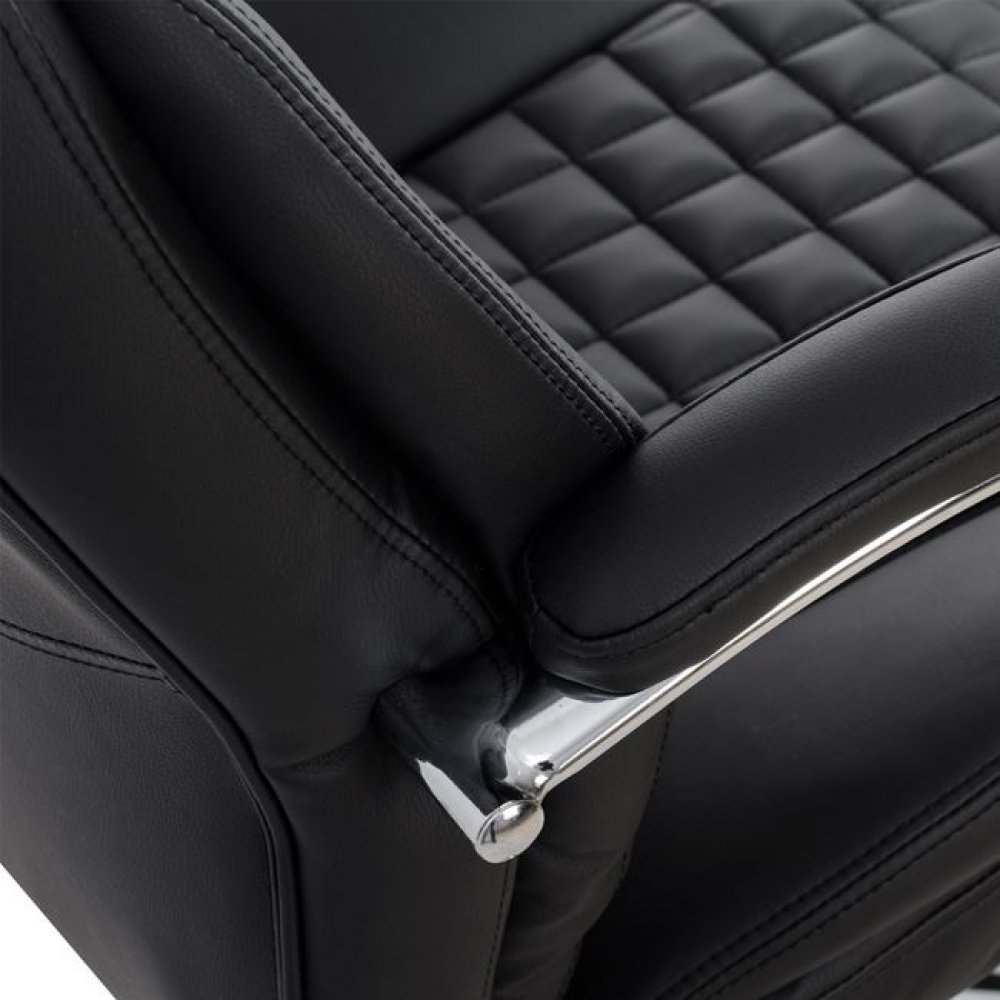 Πολυθρόνα διευθυντή από PU σε χρώμα μαύρο 65x80x127