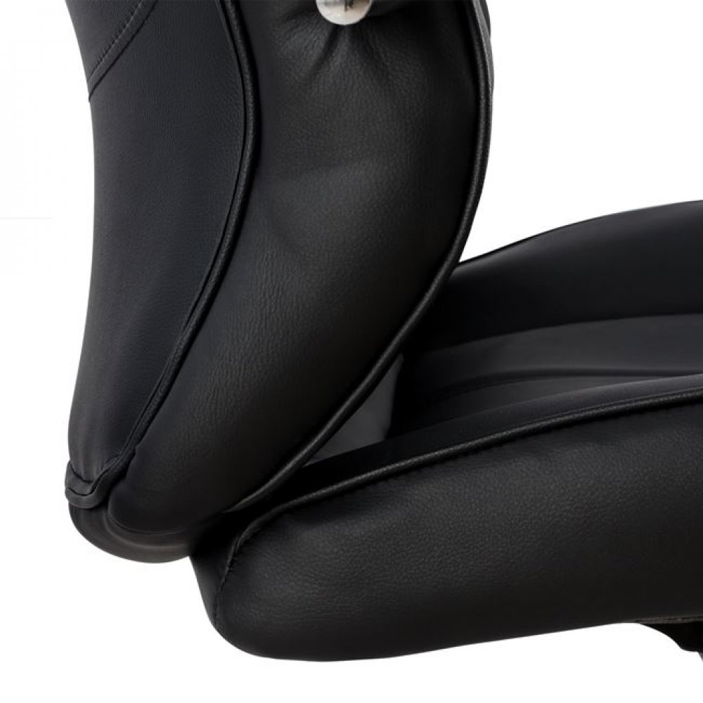 Πολυθρόνα διευθυντή από PU σε χρώμα μαύρο 64x83x126