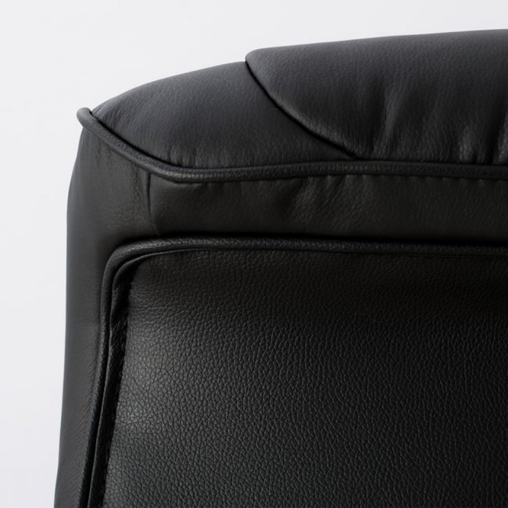 Πολυθρόνα διευθυντή από PU σε χρώμα μαύρο 64x83x126