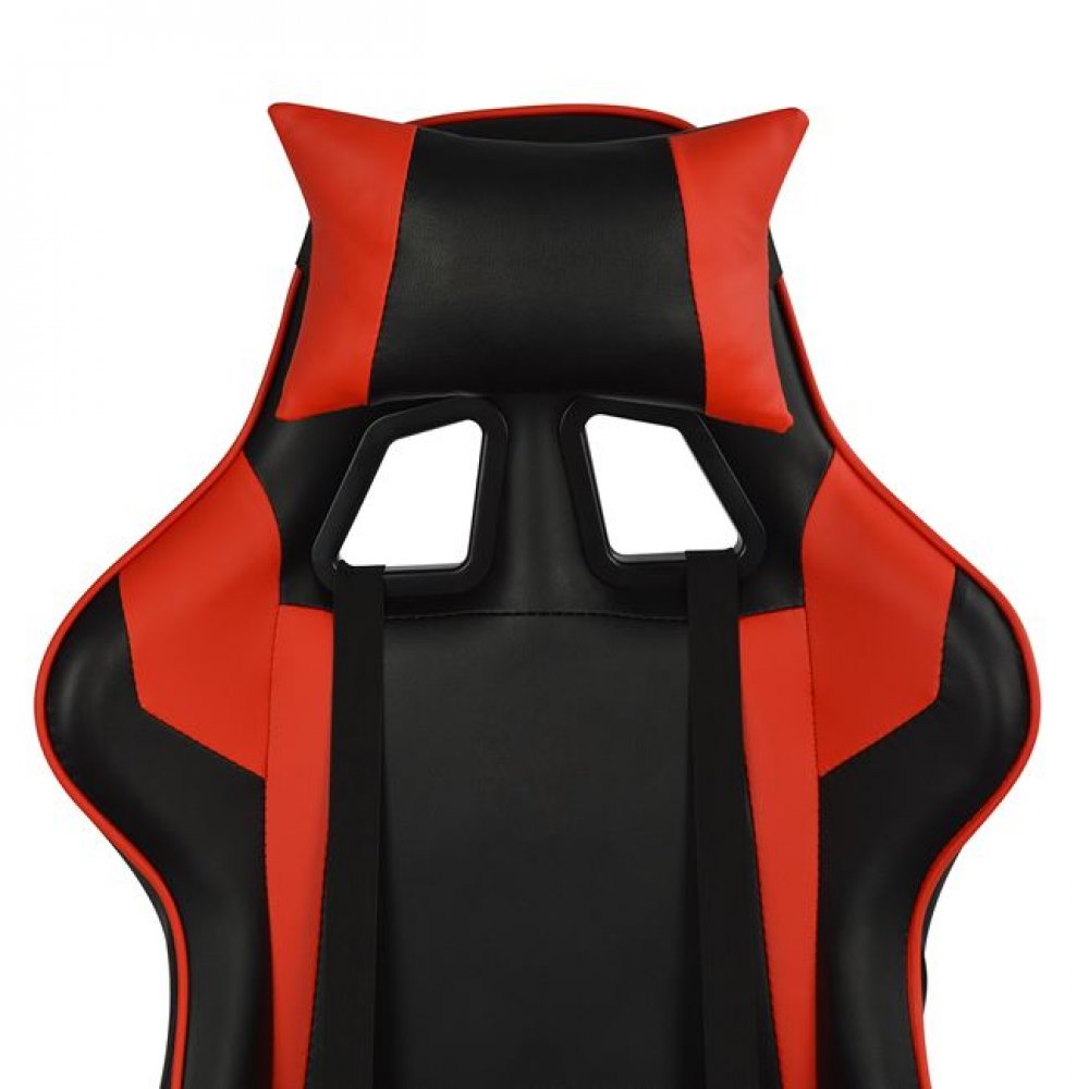 Πολυθρόνα εργασίας GAMING από PU σε χρώμα μαύρο/κόκκινο 67x70x134