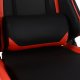 Πολυθρόνα εργασίας GAMING από PU σε χρώμα μαύρο/κόκκινο 67x70x134