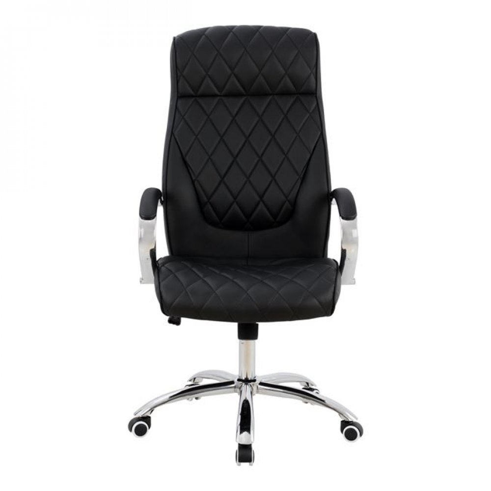 Πολυθρόνα διευθυντή από PU σε χρώμα μαύρο 62x80x125