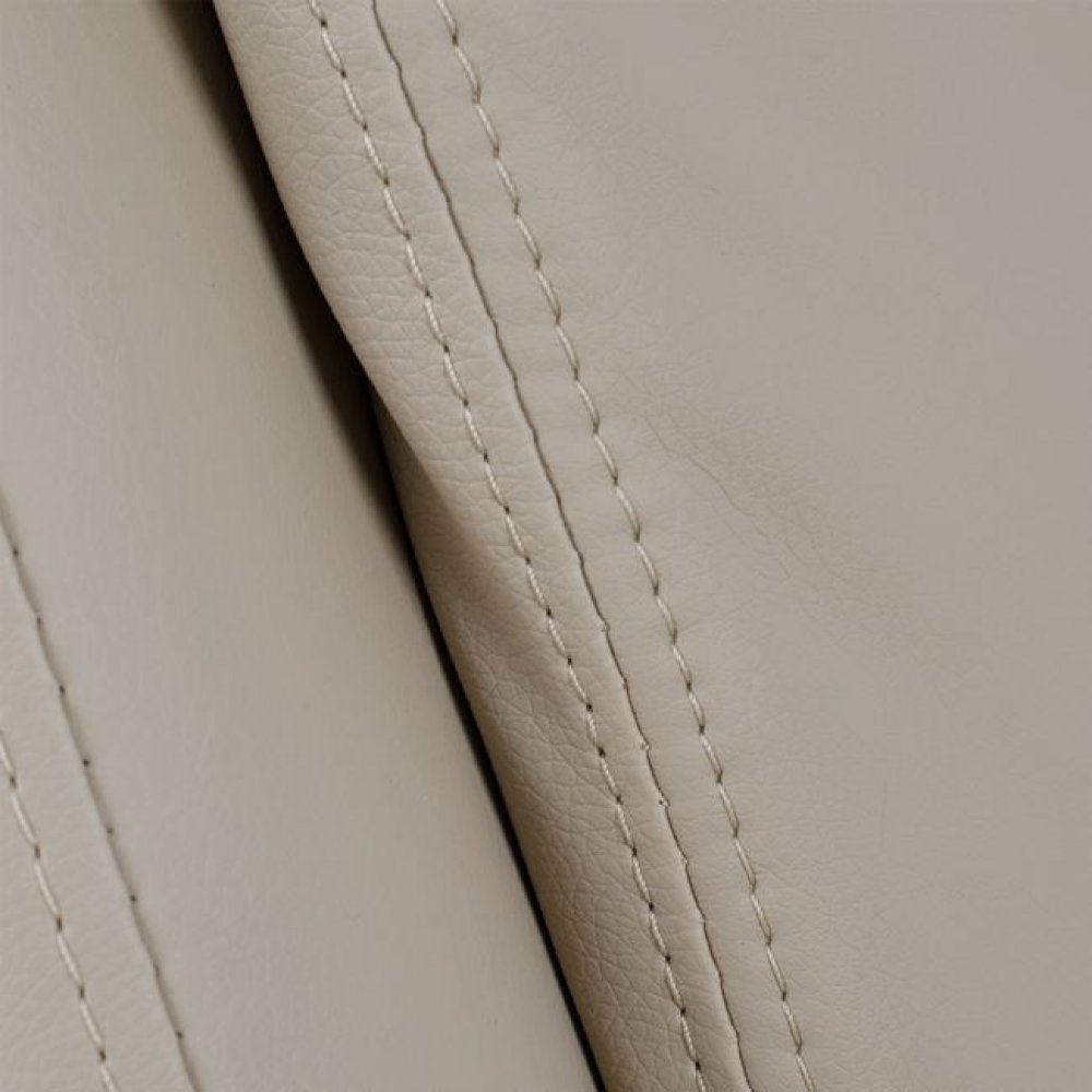 Πολυθρόνα διευθυντή από PU/μέταλλο σε χρώμα εκρού 63x80x126