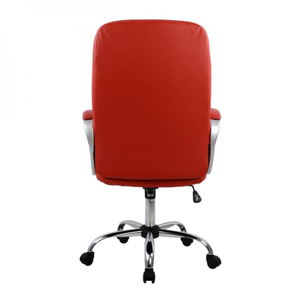 Πολυθρόνα διευθυντή από PU σε χρώμα κόκκινο 64x55x120