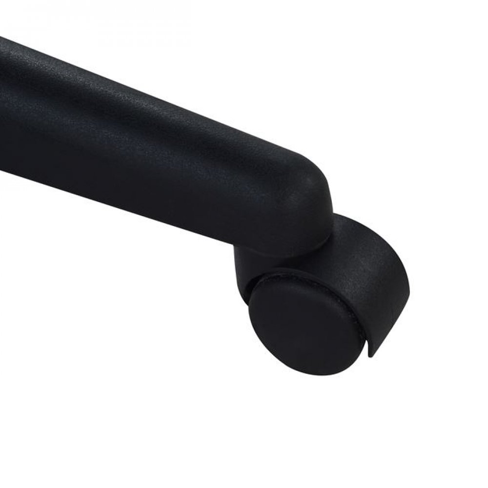 Πολυθρόνα εργασίας "BUCKET" από PU/ύφασμα σε χρώμα μαύρο/κόκκινο 65x70x119