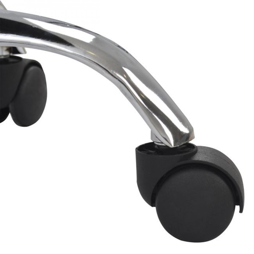 Καρέκλα γραφείου "SHANTE" από ύφασμα σε χρώμα μπλέ 56x53,5x100