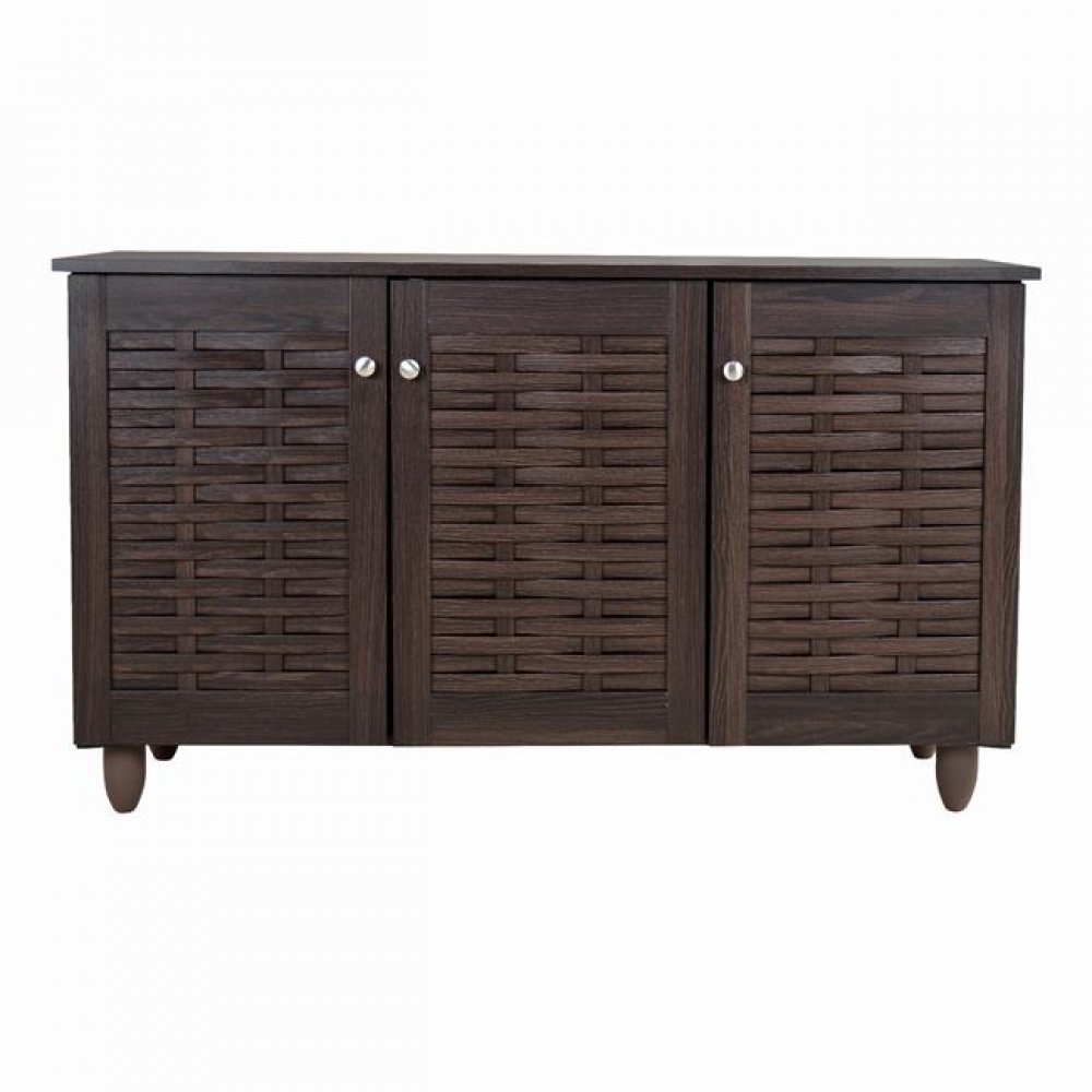 Παπουτσοθήκη-ντουλάπι σε χρώμα βέγγε 114x34x68