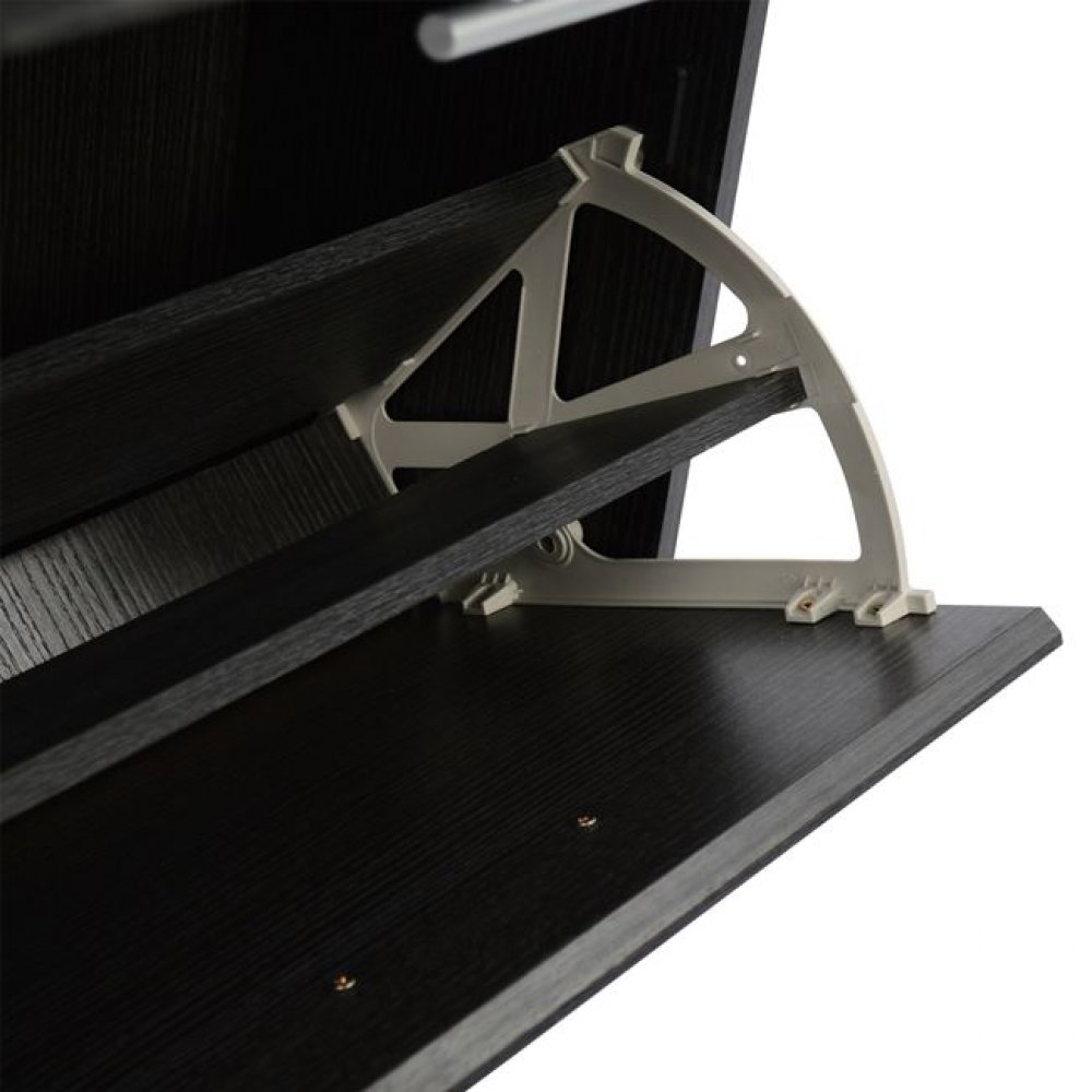 Παπουτσοθήκη τριών θέσεων σε χρώμα ζεμπράνο 62x24x110