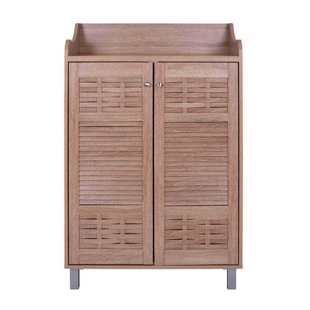 Παπουτσοθήκη-ντουλάπι σε χρώμα σονόμα 77x40,5x122