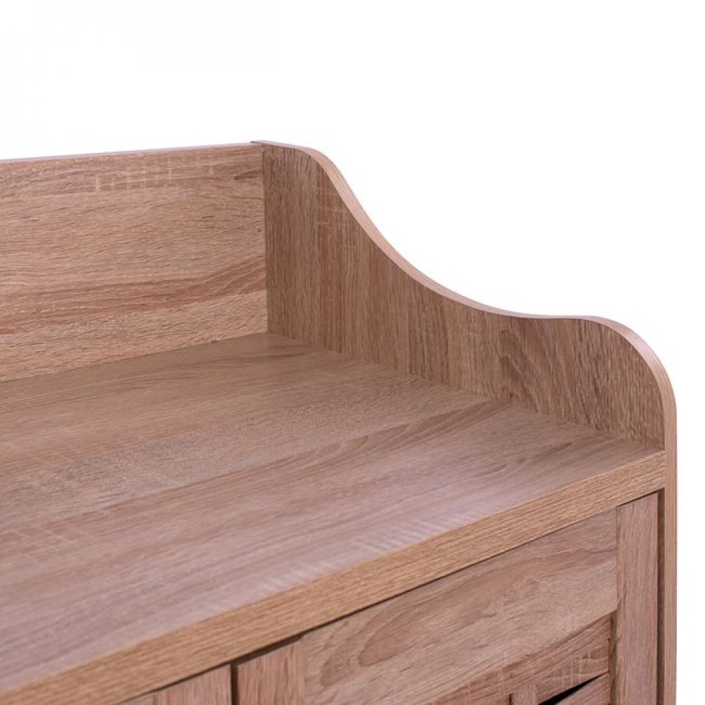 Παπουτσοθήκη-ντουλάπι σε χρώμα σονόμα 77x40,5x122