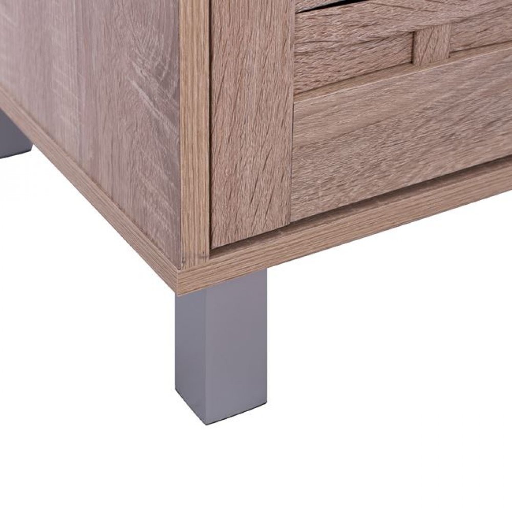 Παπουτσοθήκη-ντουλάπι σε χρώμα σονόμα 77x40,5x122