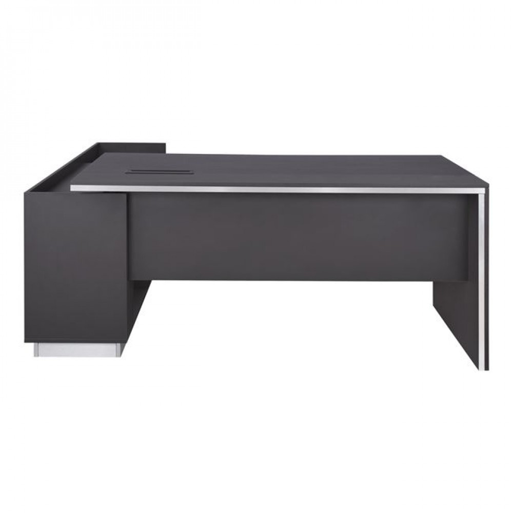 Γραφείο "ROSEWOOD" επαγγελματικό δεξιά γωνία σε χρώμα βέγγε 180x160x76