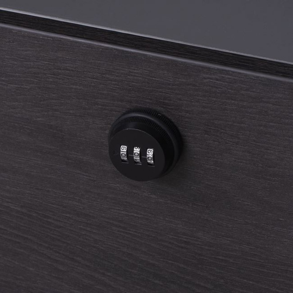 Γραφείο "ROSEWOOD" επαγγελματικό αριστερή γωνία σε χρώμα βέγγε 180x160x76