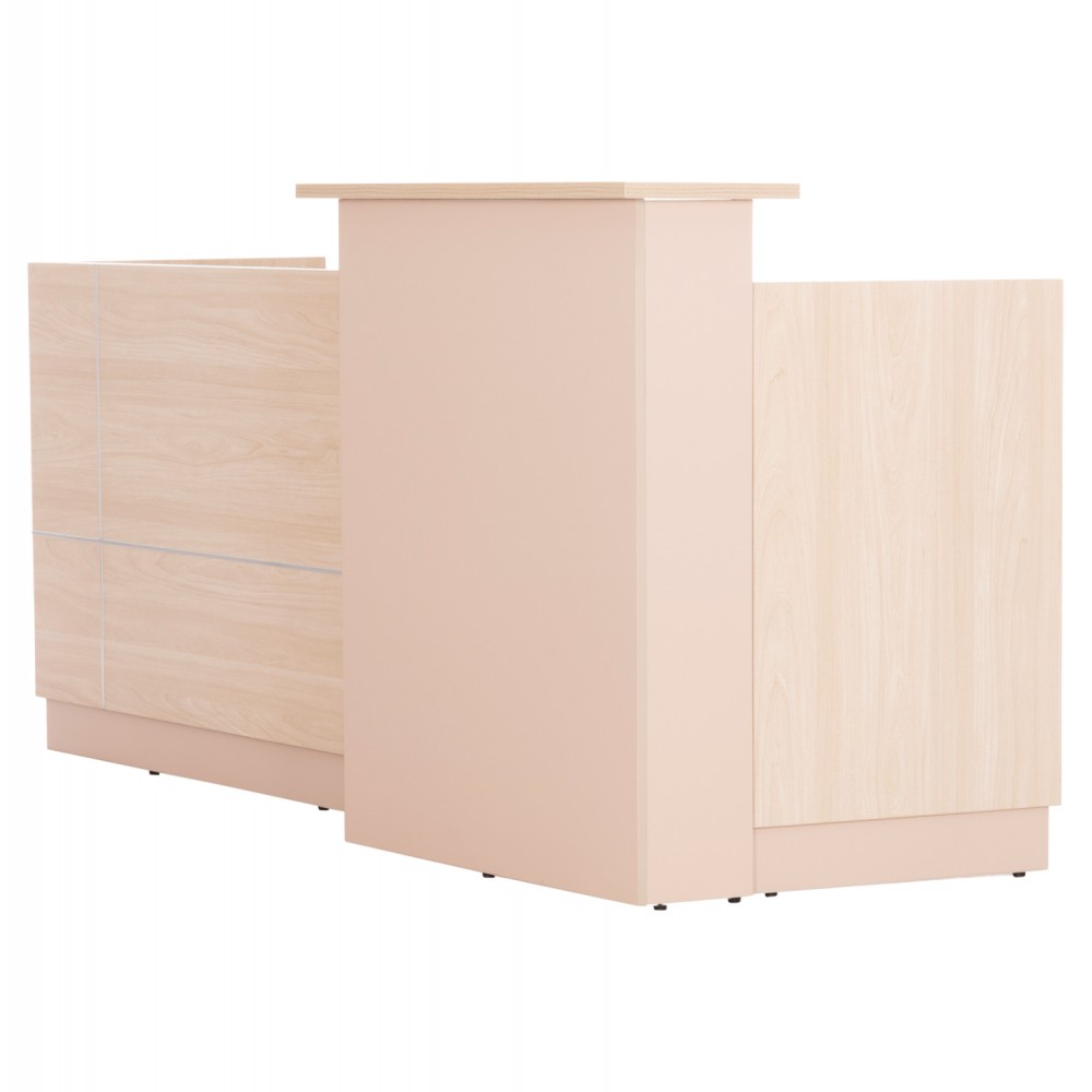 Γραφείο υποδοχής σε χρώμα μπεζ/σονόμα 240x82x105