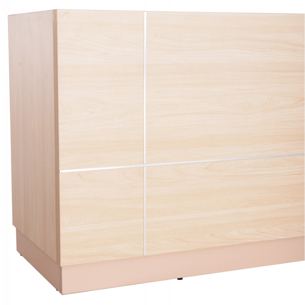Γραφείο υποδοχής σε χρώμα μπεζ/σονόμα 240x82x105