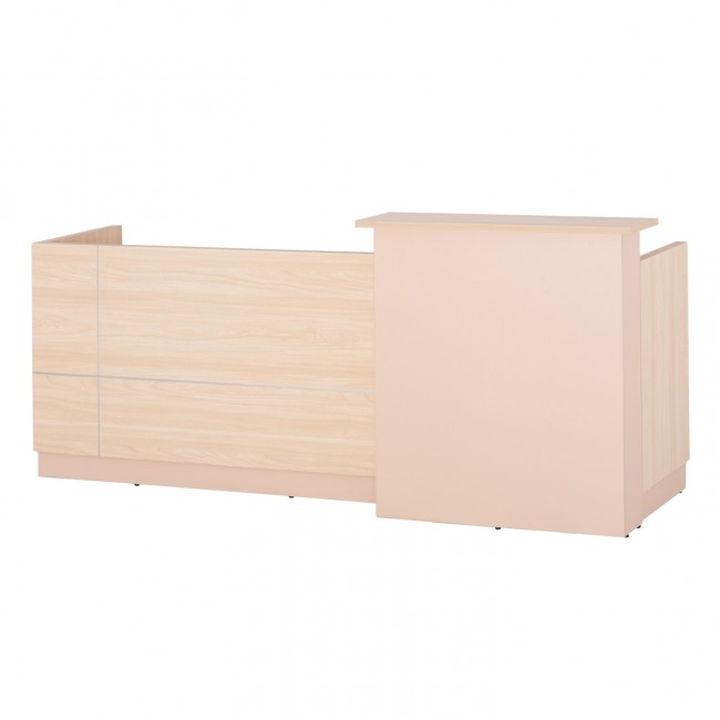 Γραφείο υποδοχής σε χρώμα μπεζ/σονόμα 240x82x106