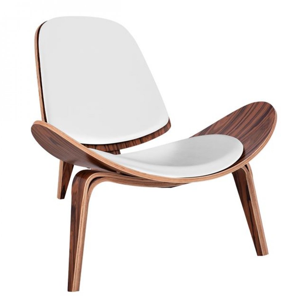 Πολυθρόνα "SUPERIOR PLUS" από ξύλο/PU σε χρώμα κερασί/λευκό 89x83x76