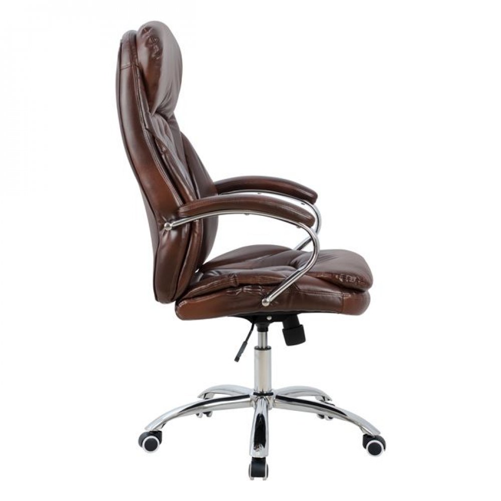 Πολυθρόνα διευθυντή από pu σε καφέ χρώμα 65x73x125
