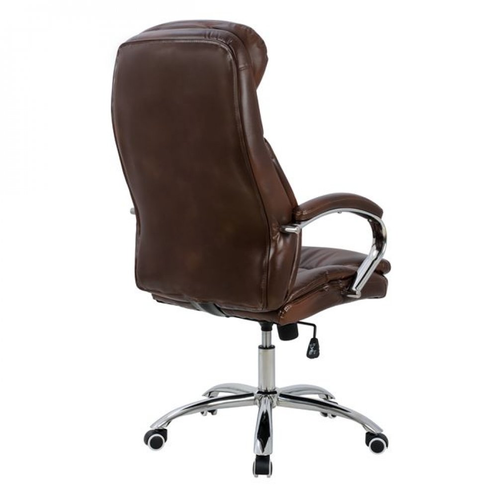 Πολυθρόνα διευθυντή από pu σε καφέ χρώμα 65x73x125