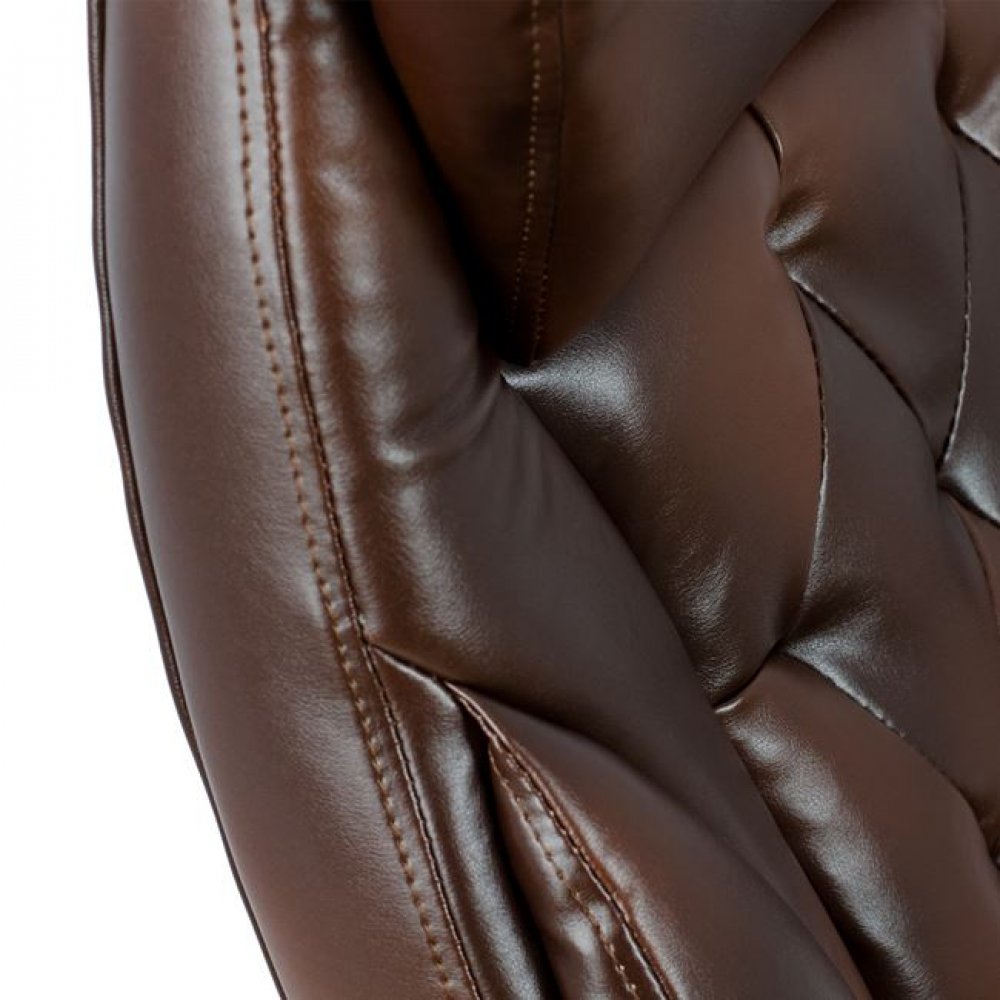 Πολυθρόνα διευθυντή από pu σε καφέ χρώμα 65x73x125