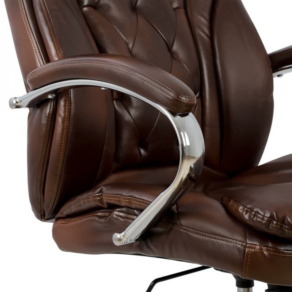 Πολυθρόνα διευθυντή από pu σε καφέ χρώμα 65x73x125